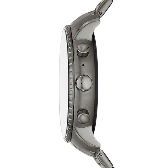 Fossil Q Explorist HR 2151 Strap colour silver Strap metiral stainless steel Dial colour silver (used)