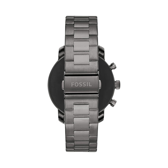 Fossil Q Explorist HR 2151 Strap colour silver Strap metiral stainless steel Dial colour silver (used)