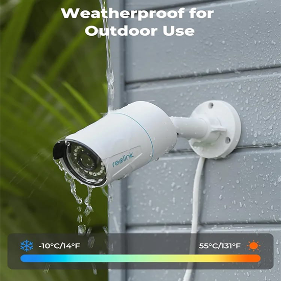 REOLINK RLC 510-A PoE Outdoor Home Security Cameras, 5MP Surveillance IP Cameras, Smart Human/Vehicle Detection WITHOUT BOX