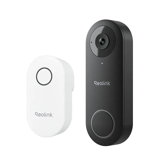 REOLINK Video Doorbell WiFi Camera (MINOR SCRATCH ON LENS)-5mp  Outdoor, 2.4G WiFi, 4:3 Wide View Angle, Smart Detection, Local Storage, No Subscription Front Door Home Security, Customized Chime V2 (Without box scratches on body)