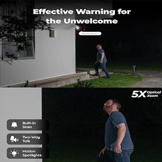 811A BY REOLINK 4K PoE Outdoor Security Camera without box minor scratches