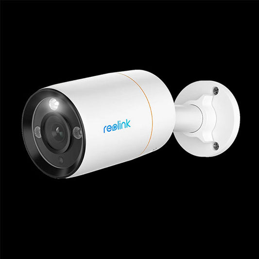 Reolink RLC-1212A is a 12MP IP PoE bullet camera with a 4mm fixed lens, 107° horizontal and 66° vertical field of view (without box)