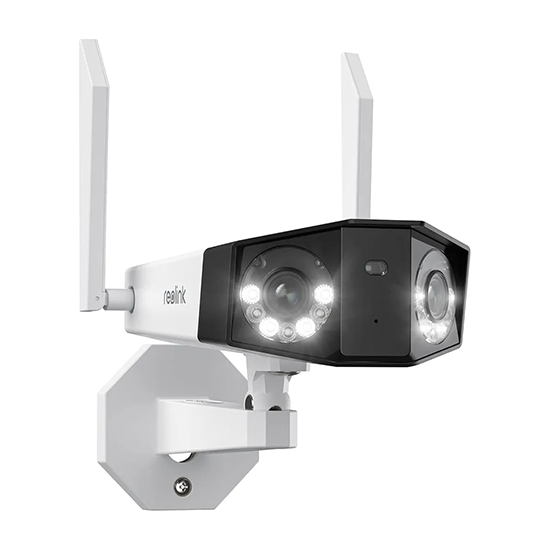 REOLINK 4K WiFi Security Camera 4MP with Ultra-Wide Angle, 2.4/5 GHz Plug-in WiFi Outdoor Camera Without Box local stand and antenna