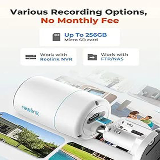 Reolink 812a outdoor poebulit camera 8mp with colour night vision 2way talk upto 256gb memory card suppourt