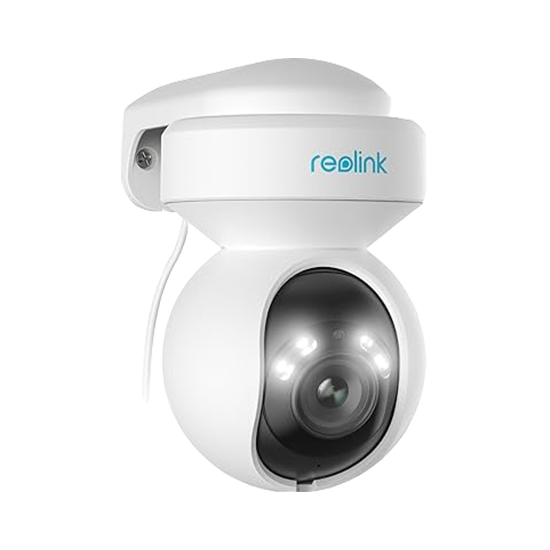 REOLINK E1 OUTDOOR Pan Tilt WiFi+Wired Camera 5MP FADE two way audio colour night vision PTZ enabled WITHOUT BOX MINOR SCTARCHES ON BODY COLOUR FADE