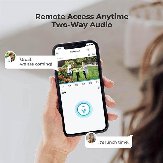 Reolink argus pt 1080p with 2 way audio with box and accessories COLOUR FADE