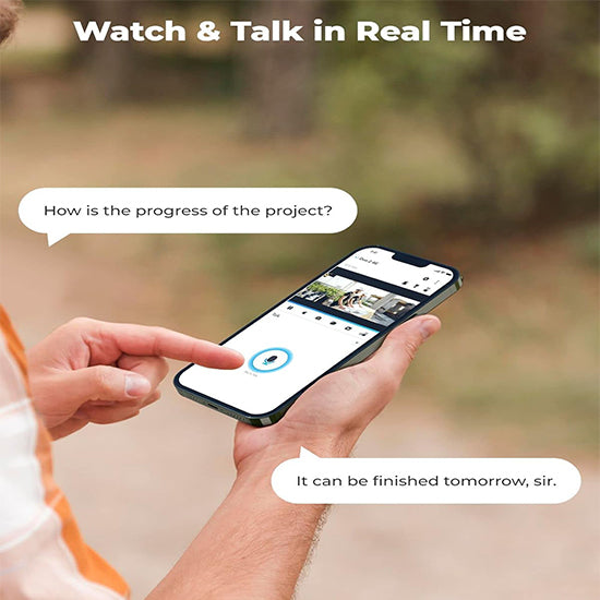 Reolink duo 4mp rechargeable wifi dual lens camera 180° wide angle with colour night vision without box scratches on body local stand and antenna Chinese language (colour fade)