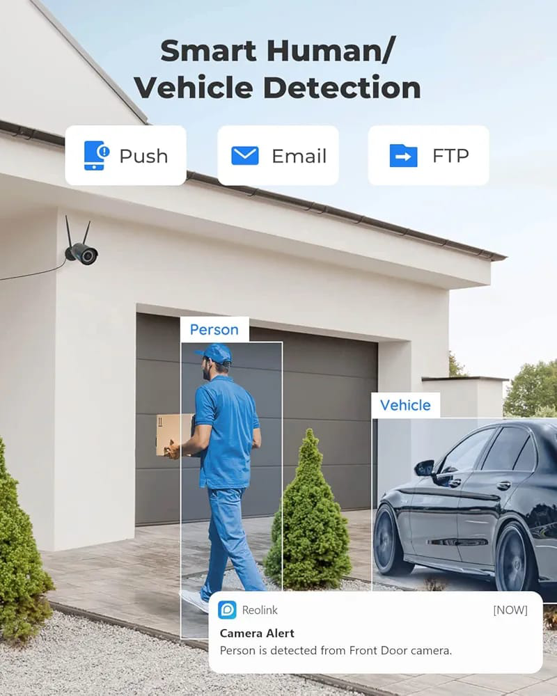 Reolink rlc 410w Wificamera 4mp with one way audio bullet camera WITHOUT BOX SCRATCEHS ON BODY