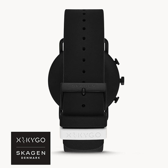 SKAGEN Falster 3 0278 Dial colour black Strap colour black Strap material silicon (Used)