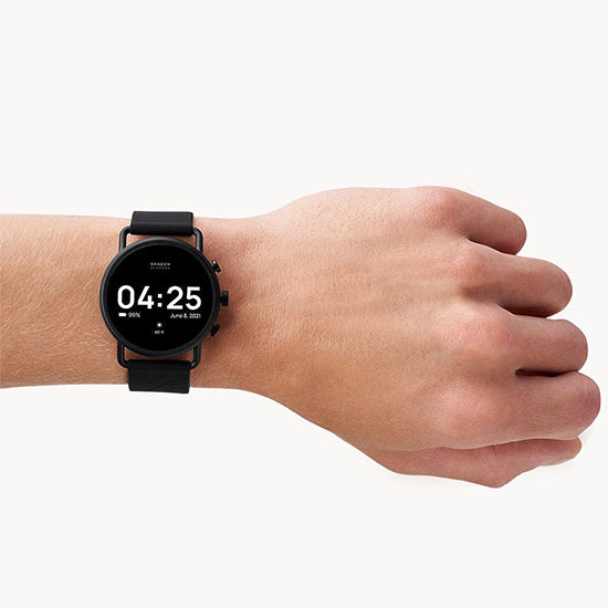 SKAGEN Falster 3 0278 Dial colour black Strap colour black Strap material silicon (Used)