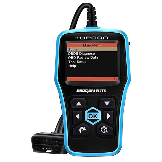 TOPDON Elite OBD2 Scanner ABS/SRS Diagnostic Tool for Full OBD2 Functions and ABS/SRS Warning Light Turn-off with Built-in DTC Lookup (Without box)