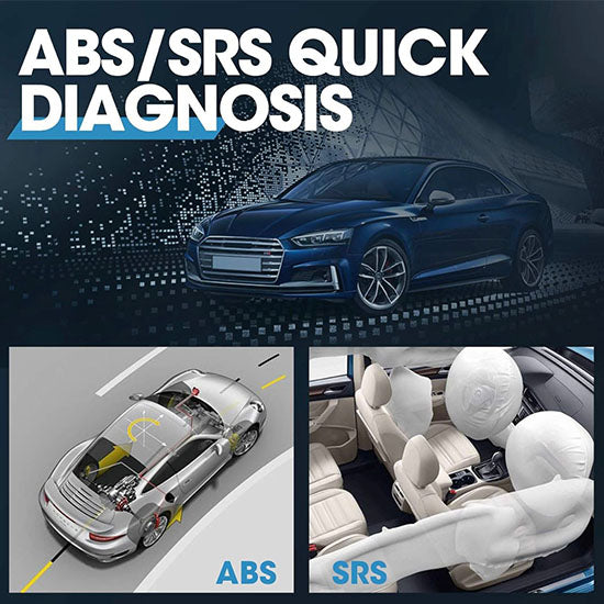 TOPDON Elite OBD2 Scanner ABS/SRS Diagnostic Tool for Full OBD2 Functions and ABS/SRS Warning Light Turn-off with Built-in DTC Lookup (Without box)