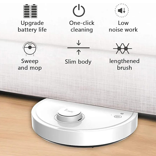 Biosis Retail Automatic Vacuum with 2 in 1 Sweep &