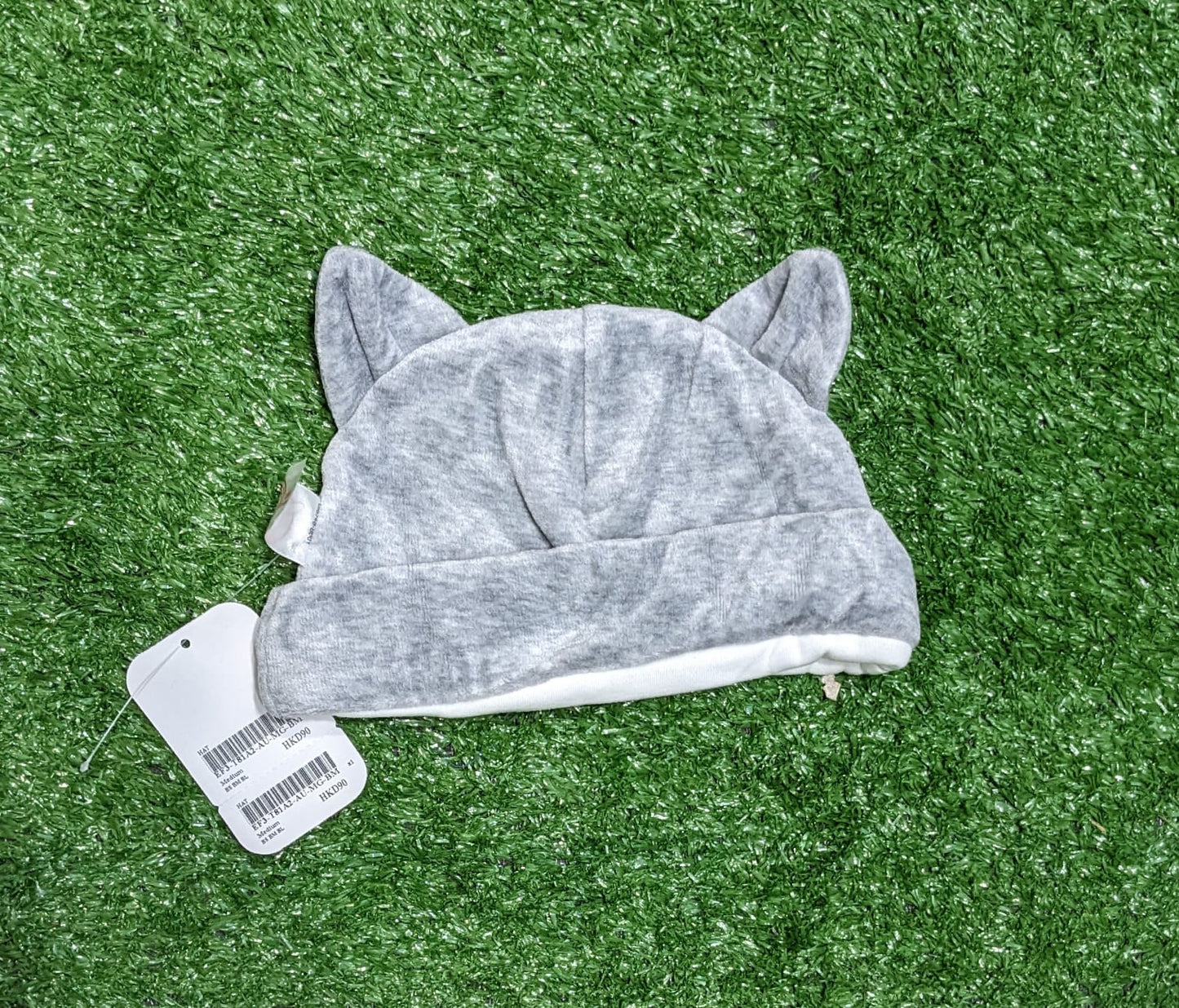 CAT STYLE BABY CAP COLOR GREY CM0136