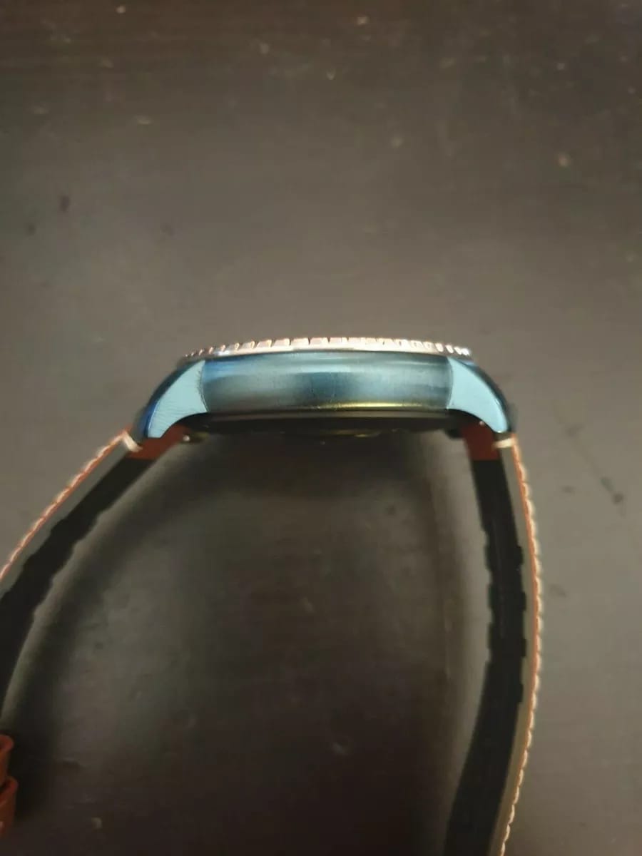 Fossil Q Explorist HR 0992 Dail colour silver Black Strap colour brown Strap material leather