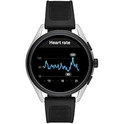 Emporio armani EA connected 0954 Dail colour golden black (Fade) Strap colour black Strap material black