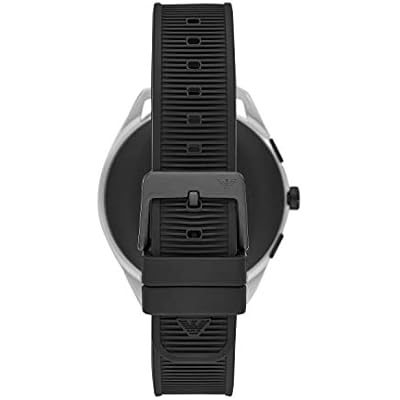 Emporio armani EA connected 0954 Dail colour golden black (Fade) Strap colour black Strap material black