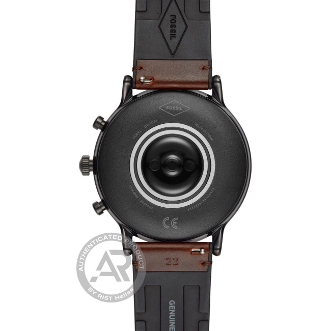 Fossil Carlyle HR 2483 Dail colour black Strap material leather strap colour brown