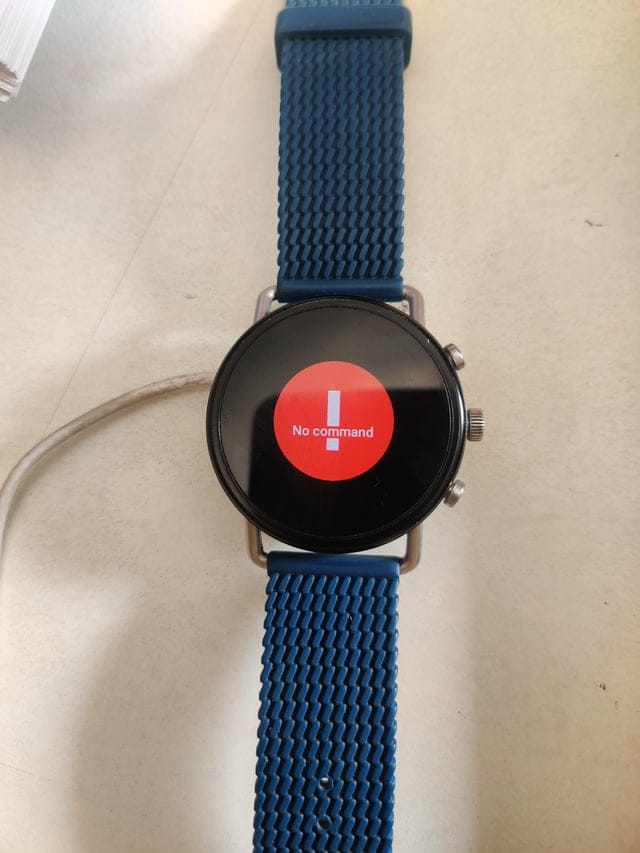 Skagen faster 3 3572 Dail colour black Strap colour blue Strap material silicon