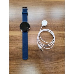 Skagen faster 3 3572 Dail colour black Strap colour blue  Strap material silicon