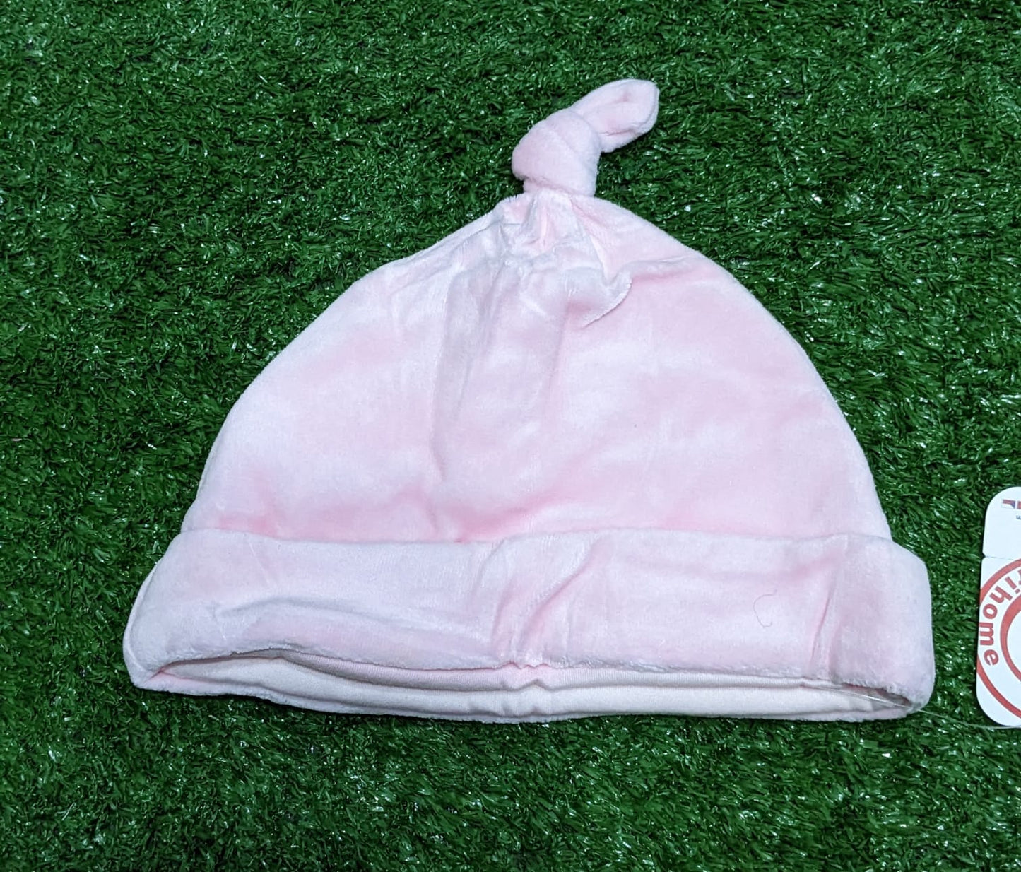 DOUBLE COTTON BABY CAP PINK CM0156