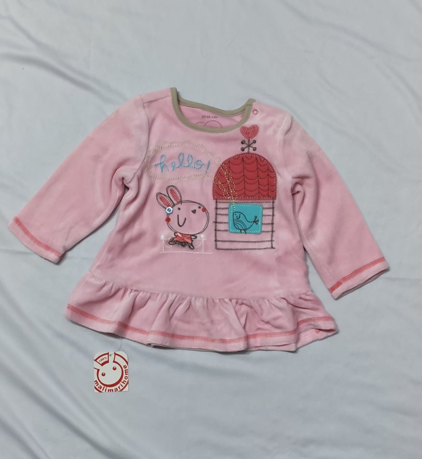 DOUBLE COTTON FULL SLEEVES FULL BODY ROMPER CM0126
