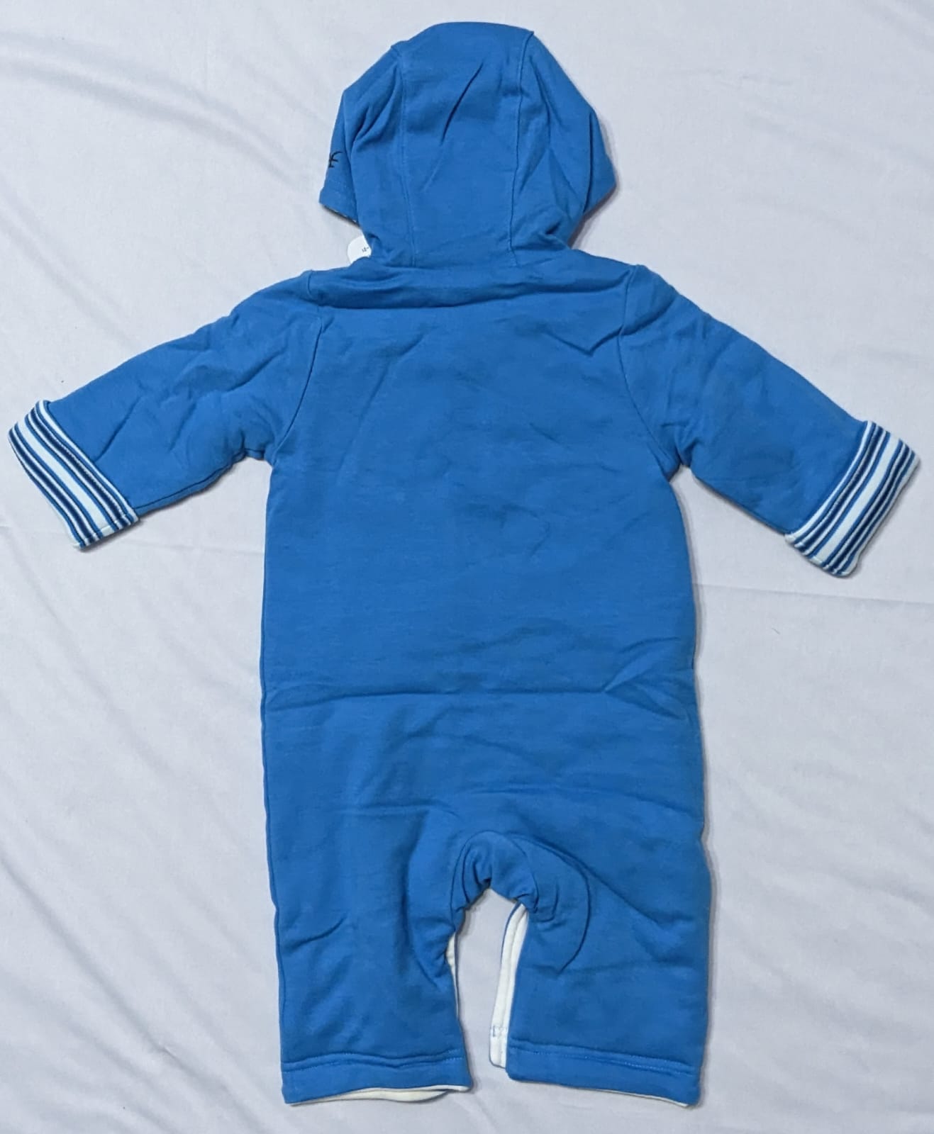 DOUBLE COTTON FULL SLEEVES ROMPER WITH HOODIE CM0122