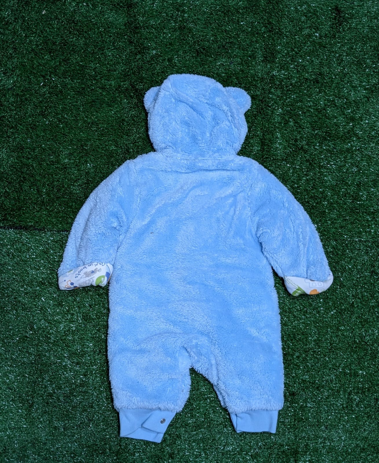 DOUBLE COTTON FULL SLEEVES OUTTER FURR STUFF FULL BODY ROMPER CM0131