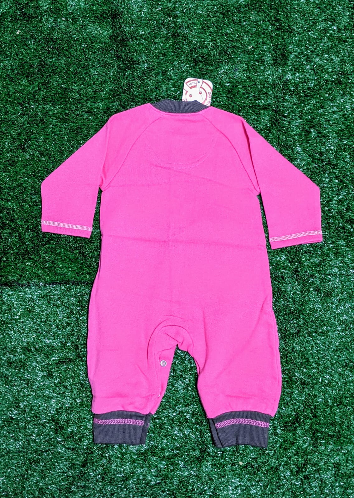 FULL SLEEVES FULL BODY ROMPER PINK COLOR CM0128