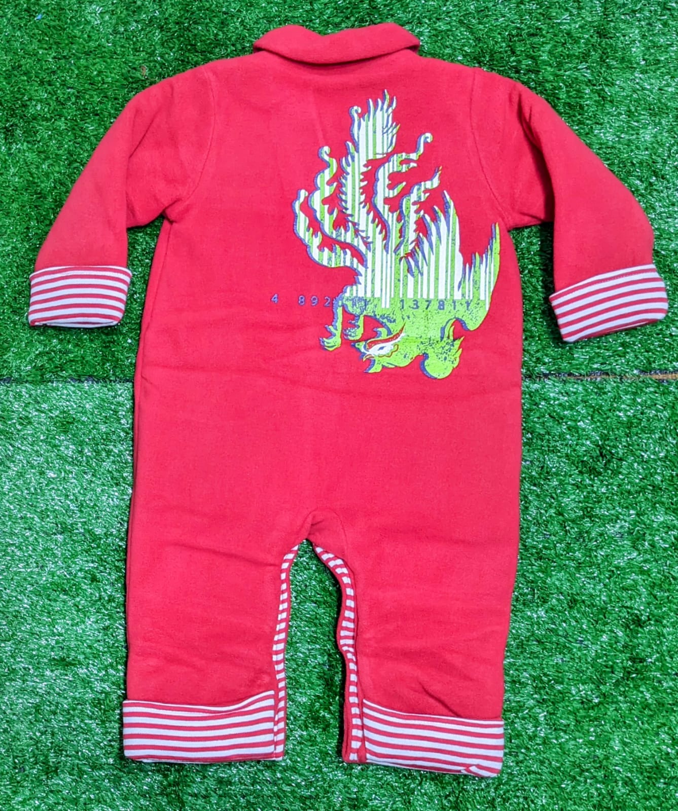 Double cotton with polyester filling Full body romper CM0111