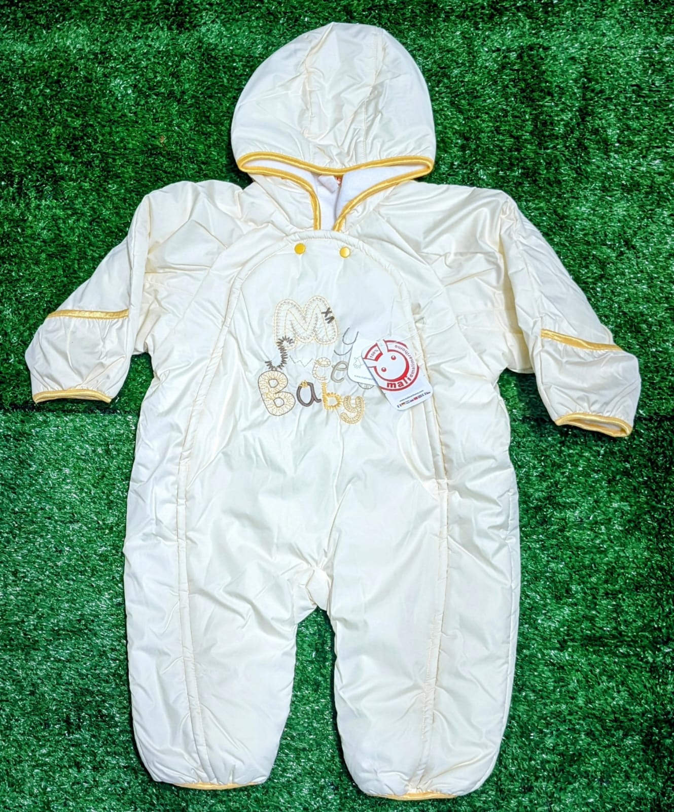 Double cotton puffer Romper / jacket with polyester filling CM0097