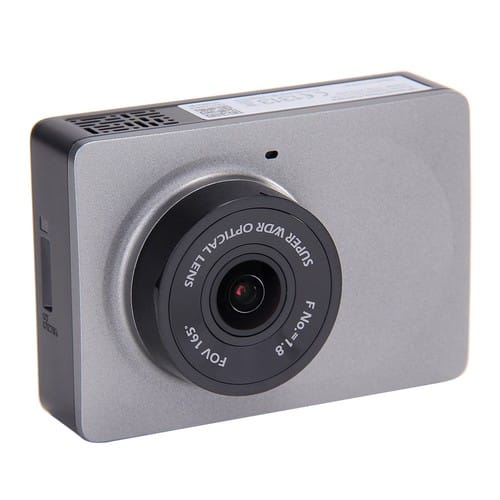 Xiaoyi Yi Smart Car DVR Dash Camera 1080P 60FPS 165 Degree WiFi Built-in 240mAh Battery Support Android & IOS Global Edition - Grey
