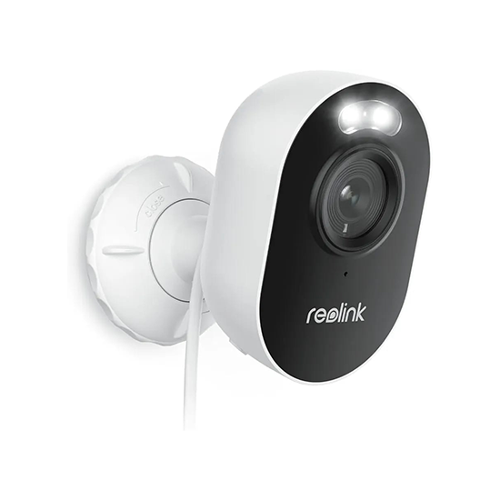 Reolink lumus box pack power adapter included with complete accessories camera with 2 way audio colour night vision 1920*1080 camera