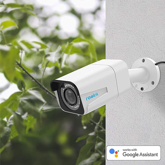 Reolink rlc 511a 5mp outdoor wired camera with 4× optical zoom ir night vision with box and accessories