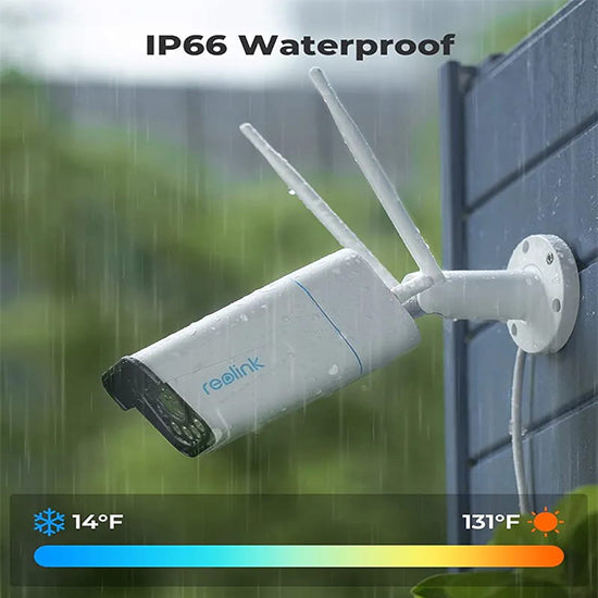 Reolink rlc 511wa 5mp wired and wifi camera with colour night vision two way audio 5× optial zoom without box