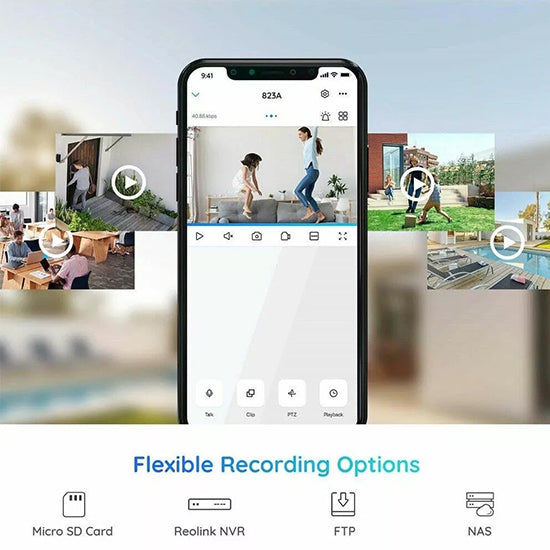 Reolink RLC-823A 8mp 360° ptz  wired  With 5× optial zoom coulor night vision auto tracking (without box)