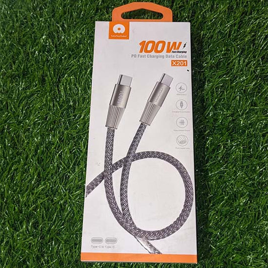 100w pd fast charging data cable X201 USB C to C length 1m