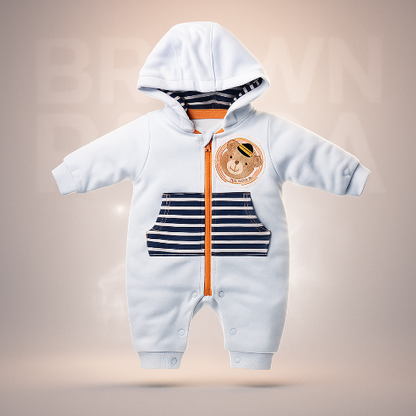 Double cotton with polyester filling Zipper hoodie Full CM0069
