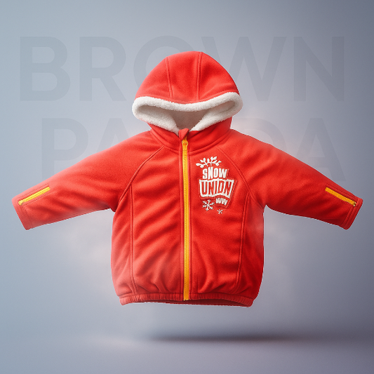 Double cotton Yellow zip Hoodie Snow union CM0065