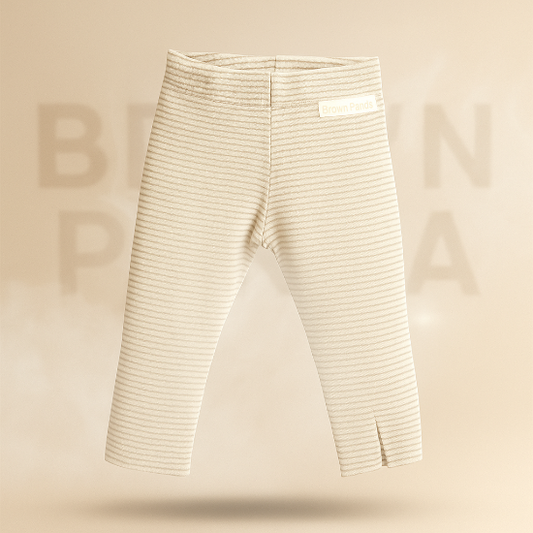 Skin Brown Striped Baby Trousers – Organic Cotton Art number CM0006