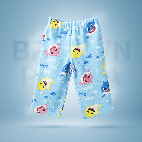 Sky Blue Baby Trousers for Mid-Season & Winter Nights Soft & Cozy Art No. CM0027