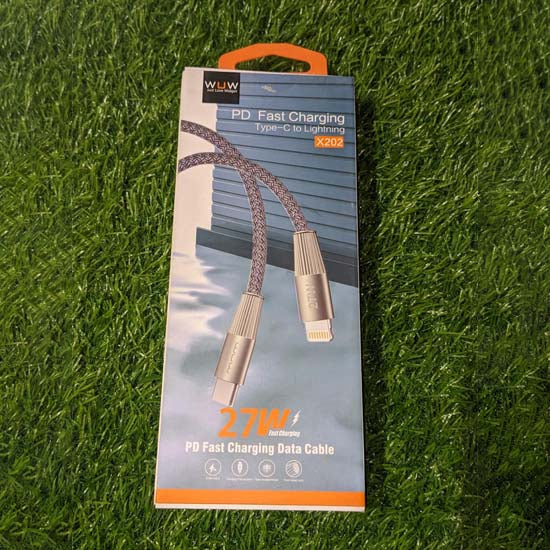 27w pd fast charging data cable X202  USB C to lightning length 1m
