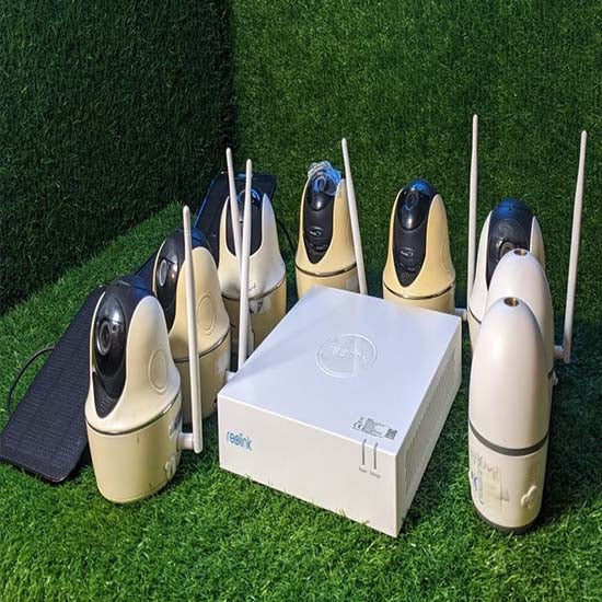 Reolink 4g camera deal | 6 camera Reolink Go pt 4mp | 2 camera Reolink Go 2 MP | 1 PC Reolnk Drive Storage