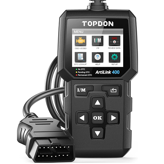 TOPDON AL400 OBD2 Scanner, Full OBDII Code Reader, Check Engine Light Scan Tool