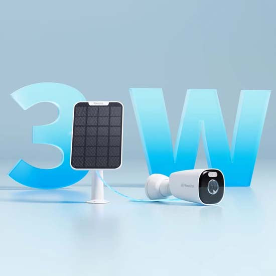 Reolink Argus Eco Ultra + Home Hub Set 4K (3840 x 2160) at 15fps battery-powered cameras with integrated solar panels