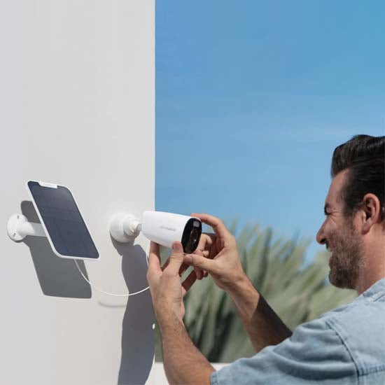 Reolink Argus Eco Ultra + Home Hub Set 4K (3840 x 2160) at 15fps battery-powered cameras with integrated solar panels