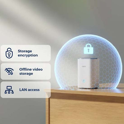 Reolink Argus Eco Ultra + Home Hub Set 4K (3840 x 2160) at 15fps battery-powered cameras with integrated solar panels