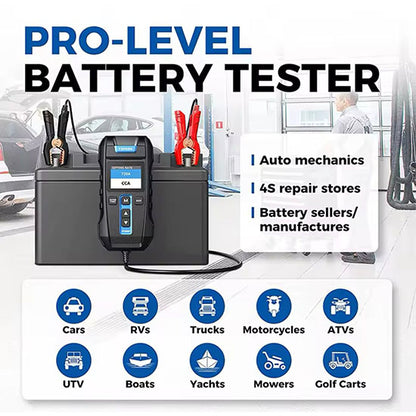 TOPDON BT300P Car Battery Tester with Printer 12V Digital Charging Cranking Test Tools for Vehicle Auto Analyzer 100-2000CCA (Box pack)