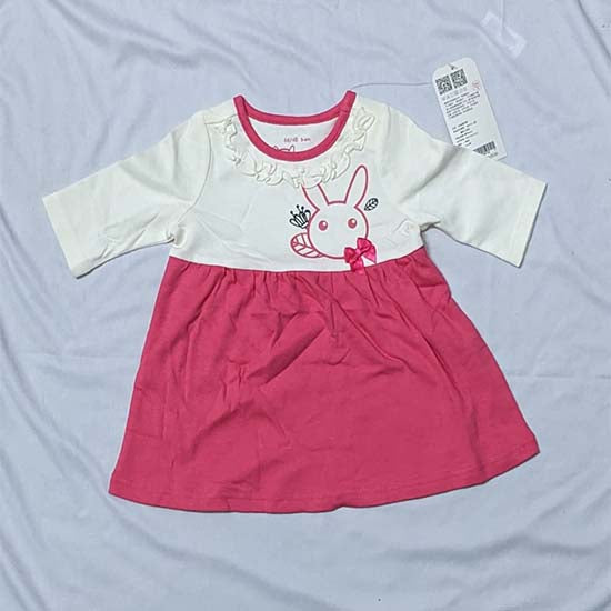 FULL SLEEVES BABY GIRL FROCK STYLE SHIRT CM0188