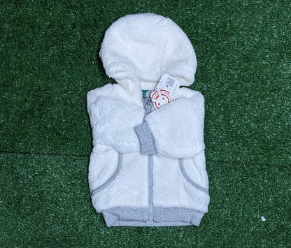 DOUBLE COTTON OUTTER FUR BABY HOODIE CM0218